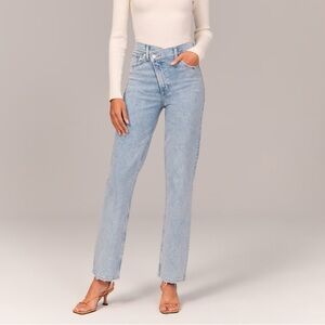 Abercrombie & Fitch‎ Jeans Womens 25 0 Curve Love 90s Straight Ultra High Rise